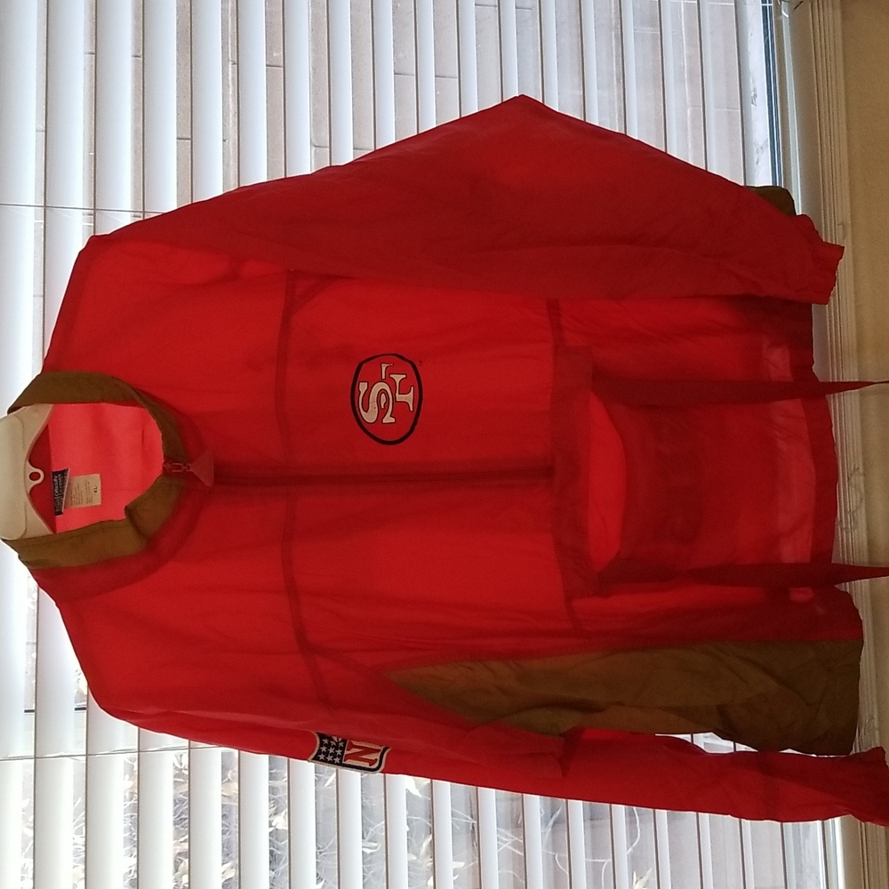 San Francisco  49ers windbreaker official NFL